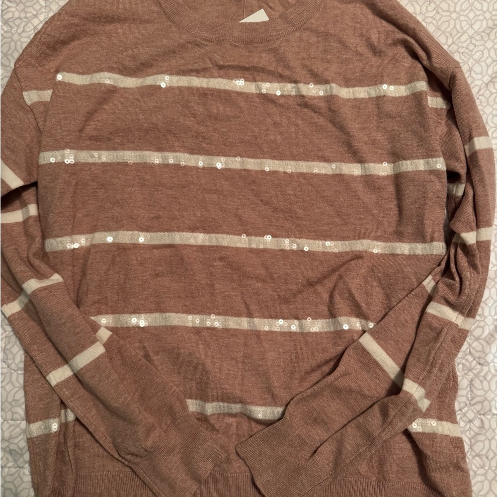 Staccato light pink Sequin Sweater